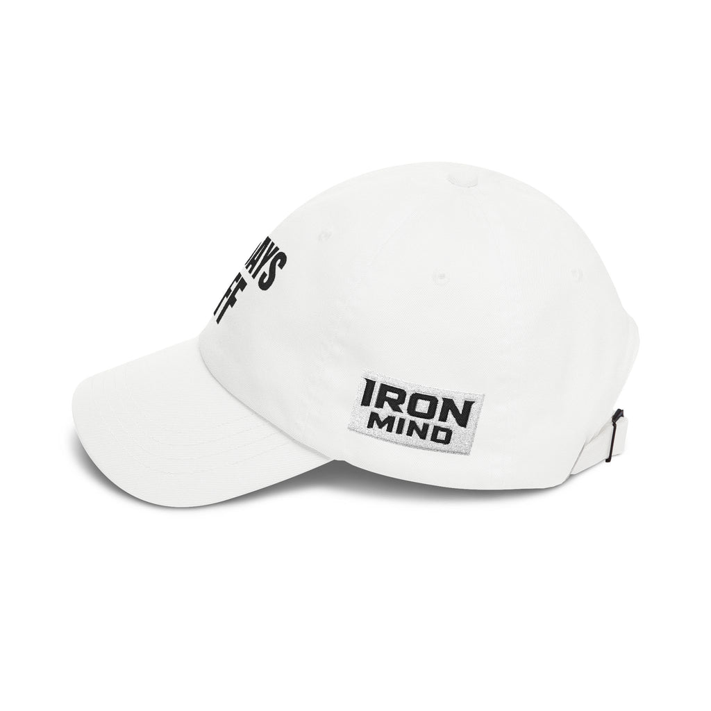 NO DAYS OFF Hat - Motivational Gym Cap