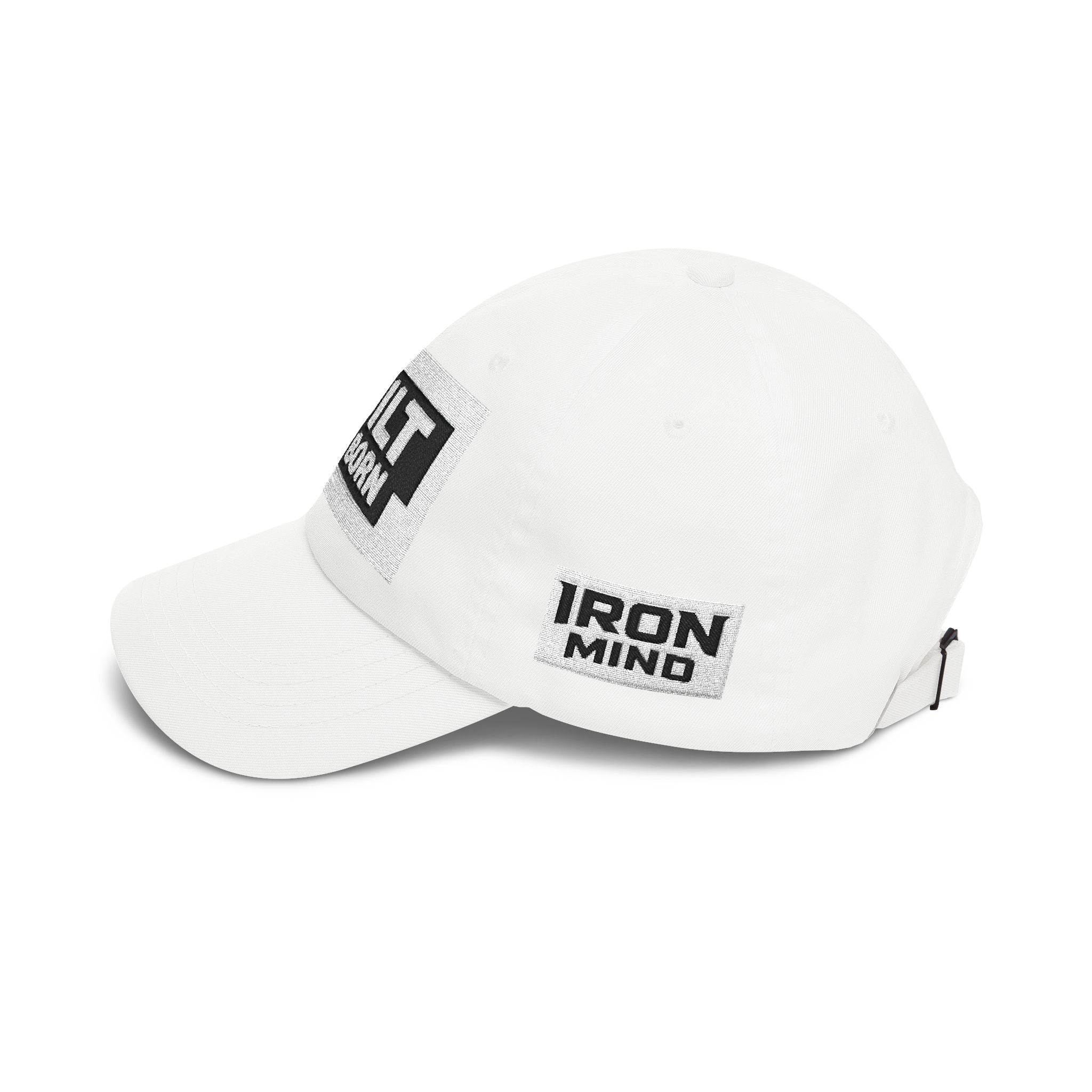 Built Not Born Hat - Motivational Gym Cap - Fitness Mindset Hat - Hard Work Lifestyle
